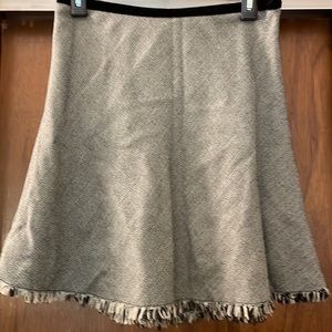 Herringbone mini skirt